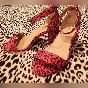 TORRID - Hot Pink Leopard Print High Heels